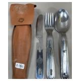 Boy Scouts of America Flatware Set in Pouch