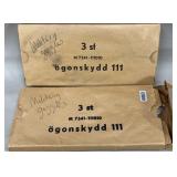 (2) 3-Pack Norwegian Military Goggles