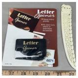 Elephant Letter Opener & NOS Letter Opener