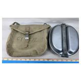 Military Mess Kit in Canvas Bag