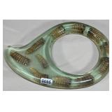 Rattlesnake Tails in Resin Ash Tray Form