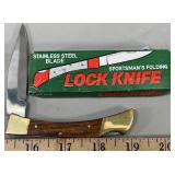 Sportsman's Folding Lock Blade Knife w/Box
