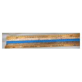 (6) Wood Advertising Newcastle, WY Yard Sticks