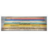 (15) Wood Advertising Yard Sticks