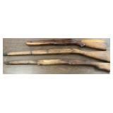 (3) Wood Rifle Stocks