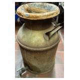 Metal Dairy Can w/Spigot