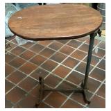 Victorian Cast Iron Base Rolling Table