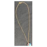 15' Crystal Heart Necklace