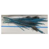 Peacock Feathers & Artificial Floral Decor