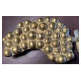 Grape Cluster Hippie Solid Brass Belt Buckle