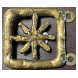 Handmade Brass Hippie Belt Buckle