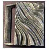 1970's Wave Belt Buckle