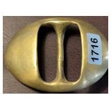 1970 Duncan Laurie Solid Brass Belt Buckle