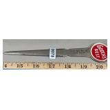 Metal Advertising Letter Opener, Gooch Feed Mill