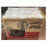 Chinon Sound 6100 8mm Projector in Original Box