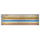 (15) Wood Advertising Yard Sticks