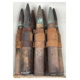 (7) Linked WWII 50cal BMG Inert Rounds