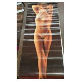 1987 Double Side Lady Figure Lifesize Poster