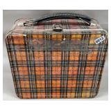 Aladdin Tartan Plaid Metal Lunch Box