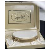 Gold Tone Speidel Chain Bracelet in Original Box