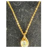 18' Van Doran Blue Topaz Necklace