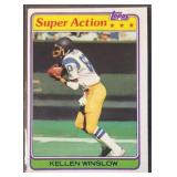 1981 Kellen Winslow SUPER ACTION Topps Football