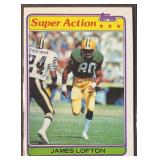 1981 James Lofton SUPER ACTION Topps Football