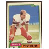 1981 Steve Grogan Topps Football Trading Card