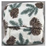 Pine Cone Fleece Blanket
