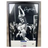 Dwight Clark Autographed Photo Framed w/COA