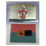 Joe Montana Autographed 95 Tribute C-Card