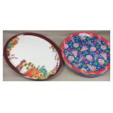 (5) Oval Autumn & (10) Round Christmas Serving