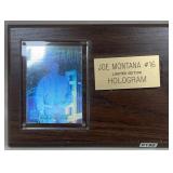 Joe Montana #16 Limited Edition Hologram on