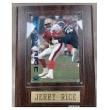 1995 Pacific Gridiron Jumbo Jerry Rice on Plaque