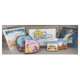 Serving Tray, Laundry Wall Plaque & Kids Books
