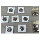 (15) Vintage Brass Uniform Buttons