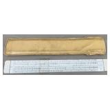 Mannheim Acu Math No.400B Ruler in Sleeve