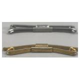 (2) Swank 50 Mid Century Collar Bars