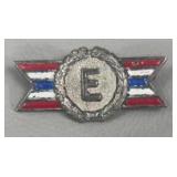 Sterling Army Navy WWII Production Award Pin