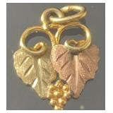 12k Black Hills Gold Pendant