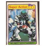 1981 Wilbert Montgomery SUPER ACTION Topps