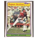 1981 Alfred Jenkins SUPER ACTION Topps Football