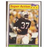 1981 Lester Hayes SUPER ACTION Topps Football