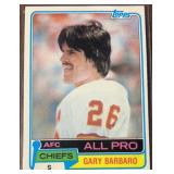 1981 Gary Barbaro ALL PRO Topps Football Trading