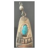 Navajo Sterling & Turquoise Pendant