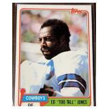 1981 Ed 'Too Tall' Jones Topps Football Trading