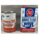 Solder Seal Brake Fluid & Amoco 300 Motor Oil