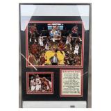 Matted Chicago Bulls Collage Photo Print
