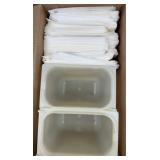 (200)+ French Fry Bags & (2) Dressing Tubs
