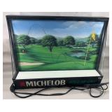 Michelob Hole in One Golf Motion Beer Sign
